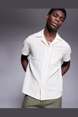 South Beach Knit beach shirt in -Neutral