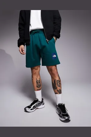 The North Face Box NSE logo sweatshorts in green