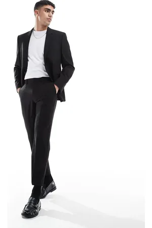 ASOS Straight cropped length suit pants in