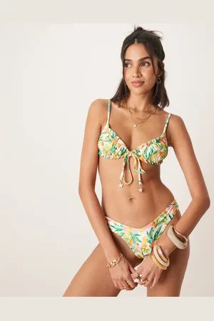 Kulani Kinis Golden Hour Y cheeky bikini bottoms in