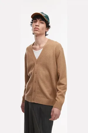 ARKET Textured lightweight knitted cardigan in -Neutral