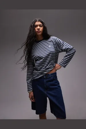 Carhartt Sydney stripe long sleeve t-shirt in