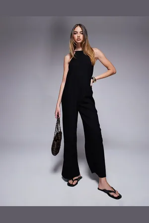 River Island Linen jumpsuit in