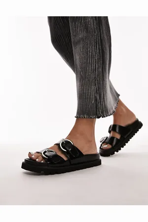 Topshop Jaden sandals with buckle detail in