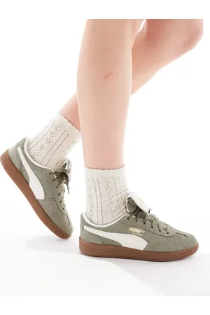 PUMA Palermo Premium sneakers in green