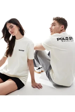 Ralph Lauren Sport capsule unisex front and back logo print heavyweight t-shirt in -White