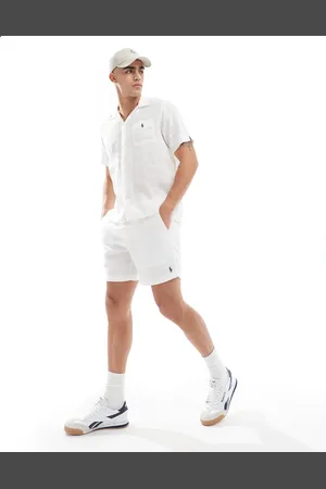 Ralph Lauren Prepster icon logo linen shorts in (part of a set)