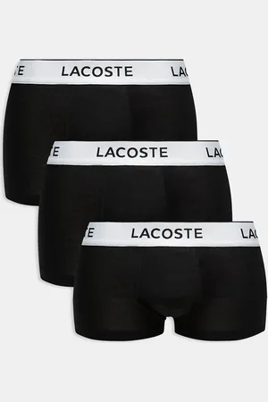 Lacoste 3 pack trunks in with white waistbands