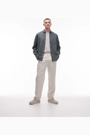 ARKET Linen blend pants in light -Neutral