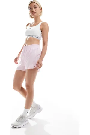 adidas Adidas Running Own The Run shorts in baby pink