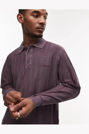 Carhartt Morrison long sleeve rugby shirt in dusky
