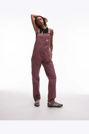 Carhartt Dungaree overalls in dusty pink