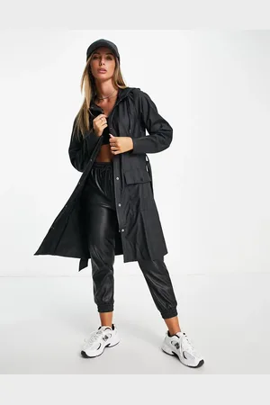 Rains 18130 waterproof belted jacket in