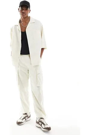 Sixth June Textured cargos in (part of a set)-Neutral