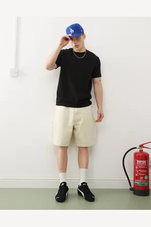 Santa Cruz Big carpenter denim shorts in -Neutral