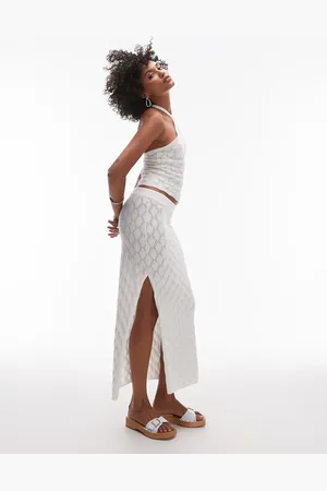 Rhythm Daisy knit maxi beach skirt in (part of a set)