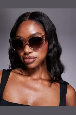 Quay Australia Quay After Hours square sunglasses in transparent -Purple