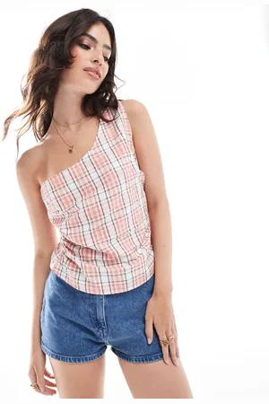 COLLUSION One shoulder top in -Multi
