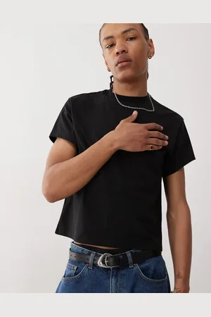 Reclaimed Slim crop boxy t-shirt in