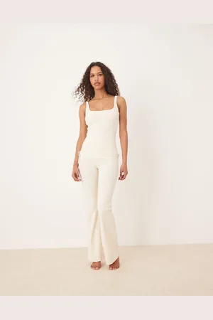 Tala Wrap high waisted yoga pants in -White