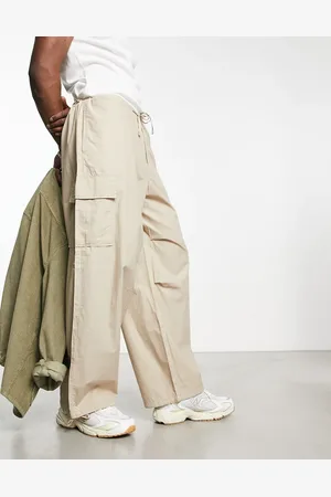 Weekday Mats baggy cargo pants in -Neutral