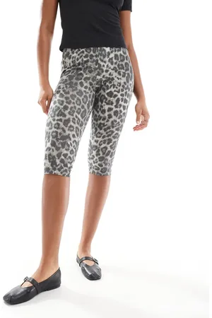 JJXX Capri leggings in leopard print-Multi