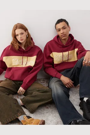 Kickers Unisex oversized hoodie in -Red