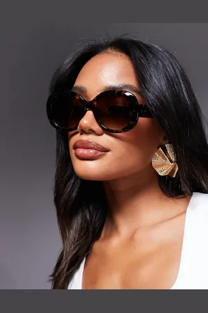 Quay Australia Quay Impromptu oversized round sunglasses in tortoiseshell