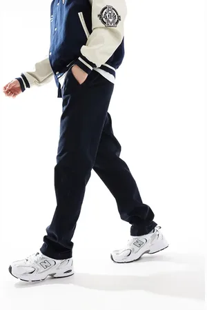 French Connection French Connection slim leg cord pants in navy