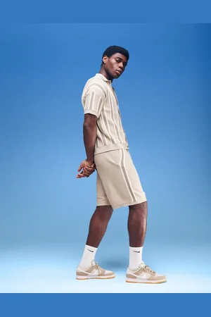 ASOS Oversized knitted textured shorts in (part of a set)-Neutral