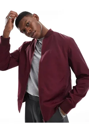 ASOS Lightweight bomber jacket in -Red