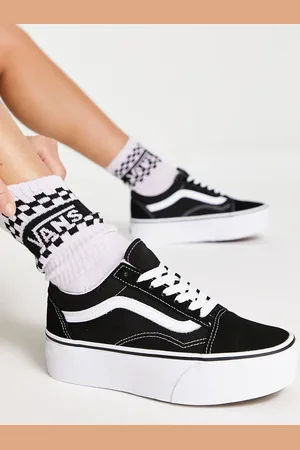 Vans Old Skool Stackform sneakers in black and