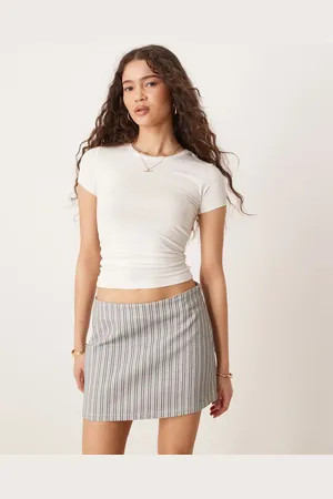 Gina Tricot Soft Touch jersey short sleeve top with round neck in