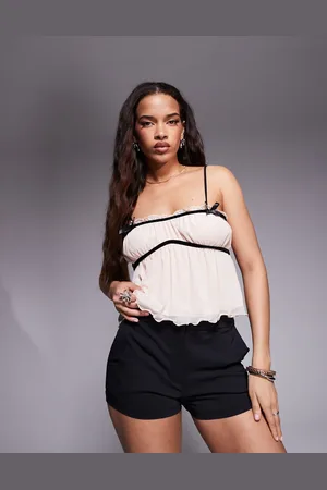 ASOS Tailored bengaline micro shorts in