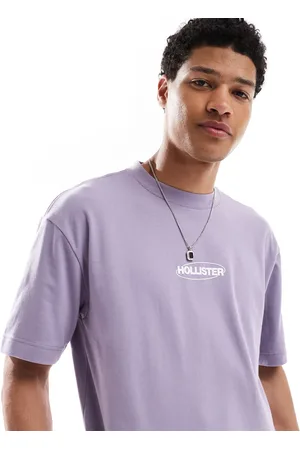 Hollister Small boxy bubble logo cooling t-shirt in