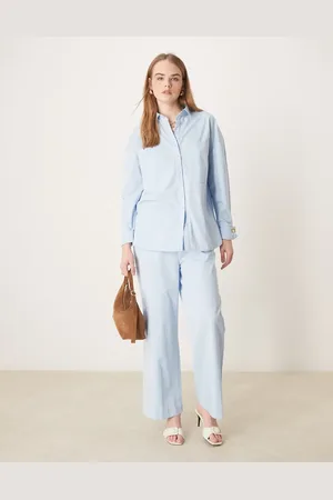 Pretty Lavish Cotton relaxed pants in (part of a set)