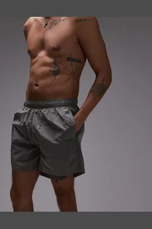 ARKET Ripstop swim shorts in check