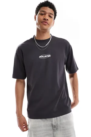 Hollister Small boxy bubble logo cooling t-shirt in