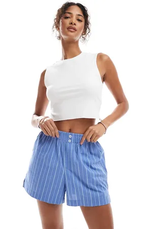 ONLY Boxer shorts in blue and white stripe