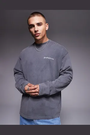 Good For Nothing Logo long sleeve t-shirt in grey