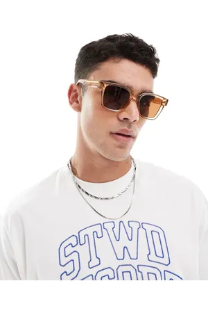 JACK & JONES Square sunglasses in brown