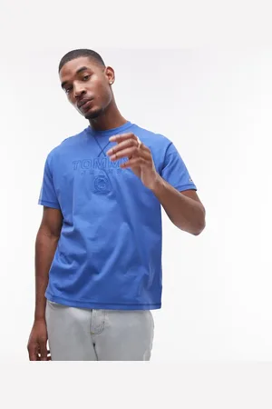 Tommy Hilfiger Tonal crest t-shirt in blue