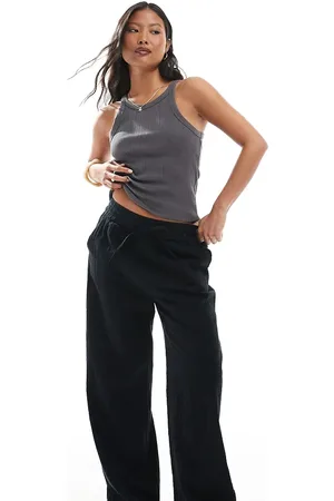 ONLY Wide leg linen-look pants in