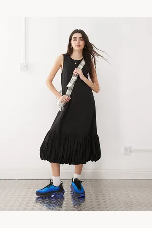 COLLUSION Bubble hem maxi dress in