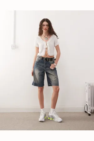 Reclaimed Denim washed jorts in