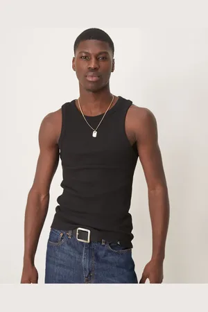 Calvin Klein Rib tank in black