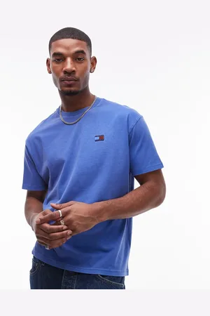 Tommy Hilfiger Relaxed badge logo t-shirt in blue