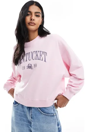 Hollister Crew neck front graphic sweatshirt in
