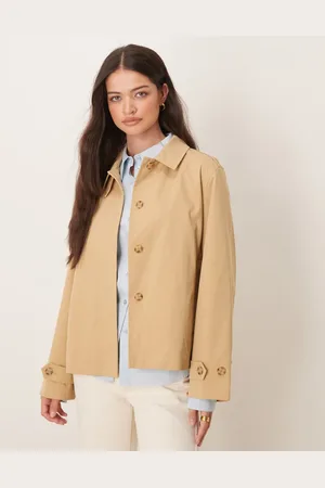 GANT Short trench jacket in beige-Neutral