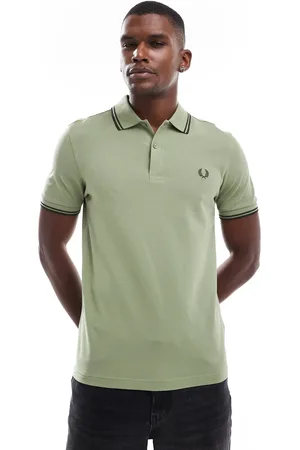 Fred Perry Twin tipped polo shirt in green